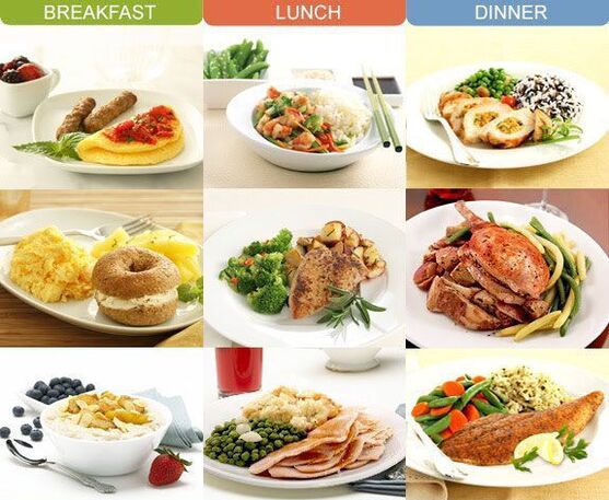 Dieettoidud hommiku-, lõuna- ja õhtusöögiks pankreatiidi korral